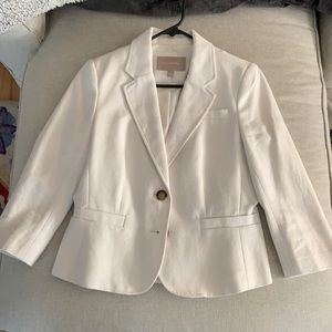Never worn Banana Republic white blazer